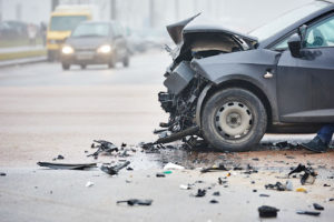 A fatal auto accident situation.