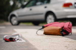 when is a pedestrian at fault in a car accident in california